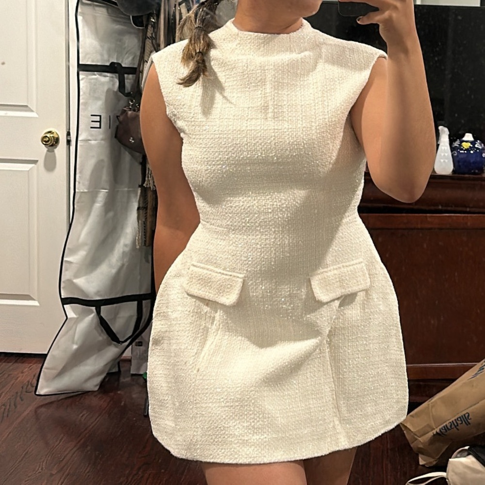 Baby Boo mini ivory Dress- Size L